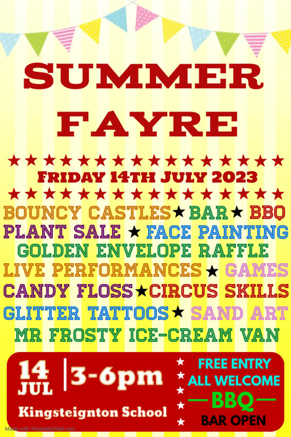 Image of Summer Fayre 14th July 2023
